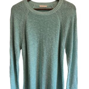 EILEEN Fisher Green Blue Sweater Tunic